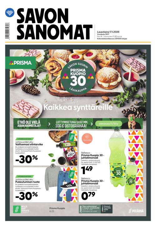 Savon Sanomat 17.1.2026