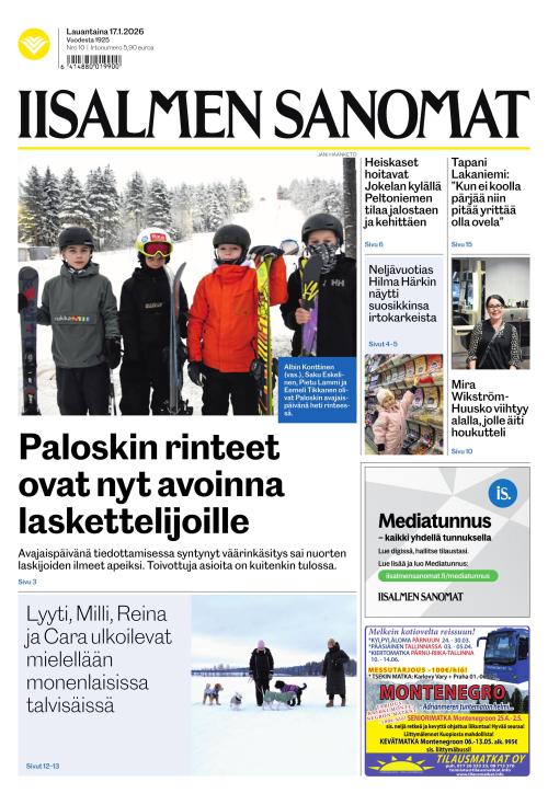 Iisalmen Sanomat 17.1.2026