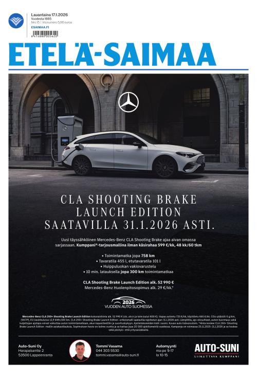 Etelä-Saimaa 17.1.2026