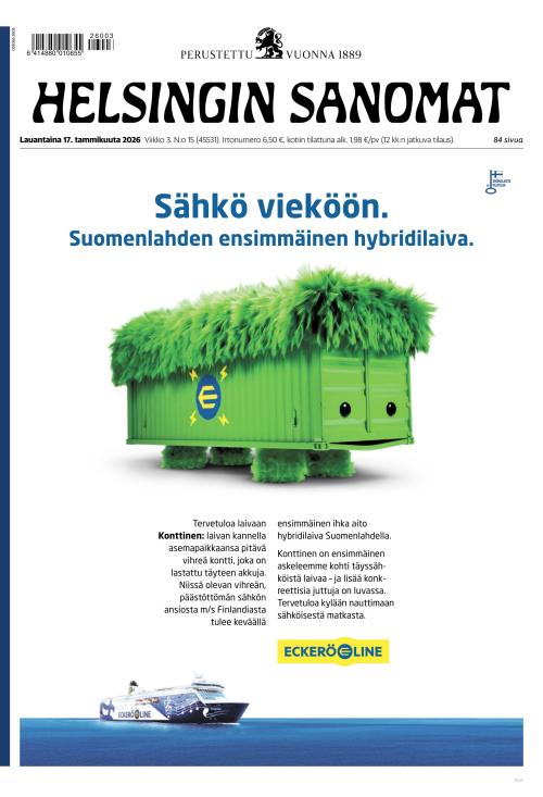 Helsingin Sanomat 17.1.2026