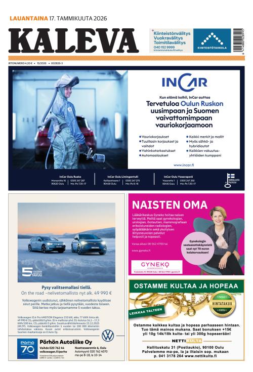 Kaleva 17.1.2026