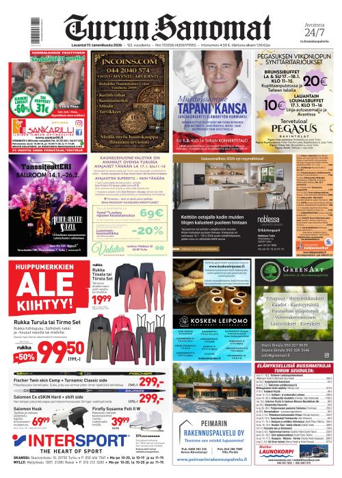 Turun Sanomat 17.1.2026