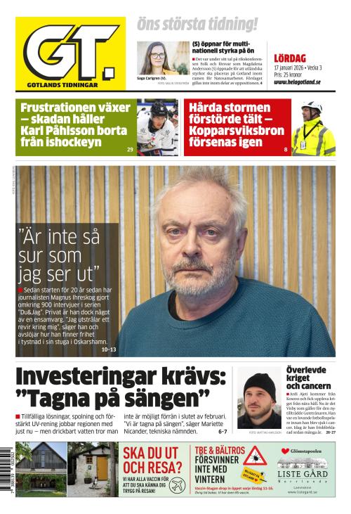 Gotlands Tidningar 17.1.2026