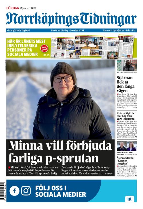 Norrköpings Tidningar 17.1.2026