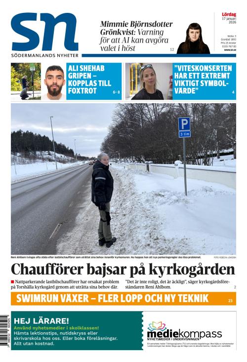 Södermanlands Nyheter 17.1.2026