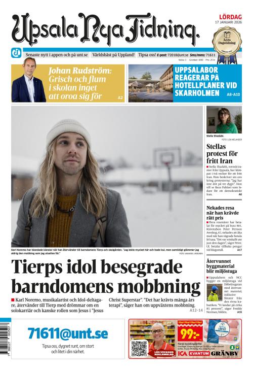 Upsala Nya Tidning 17.1.2026