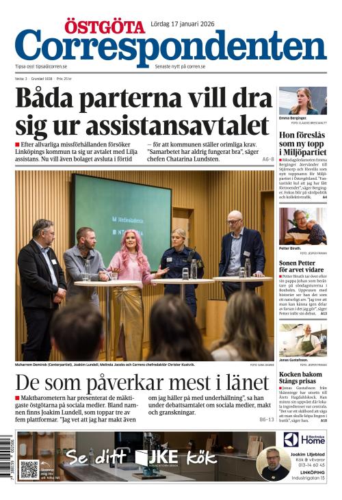 Östgöta Correspondenten 17.1.2026
