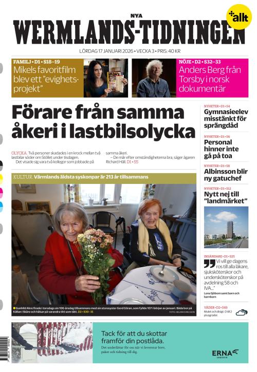 Nya Wermlands-Tidningen 17.1.2026