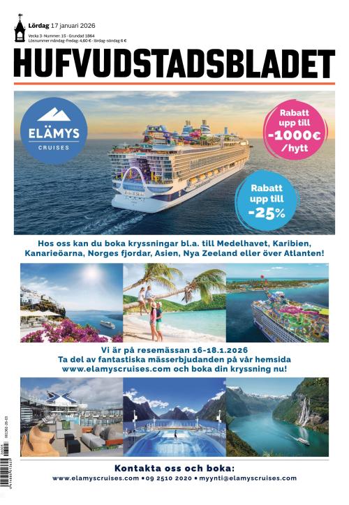 Hufvudstadsbladet 17.1.2026