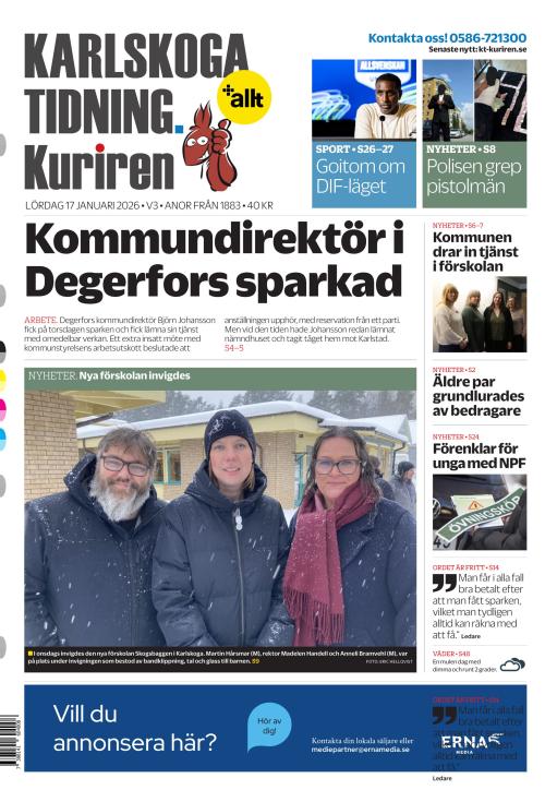 Karlskoga Tidning-Kuriren 17.1.2026