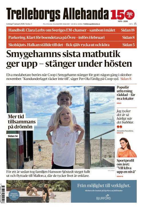 Trelleborgs Allehanda 17.1.2026