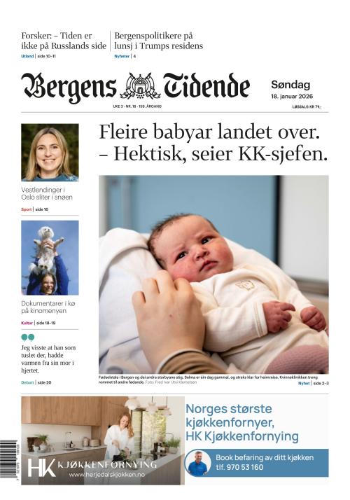 Bergens Tidende 18.1.2026
