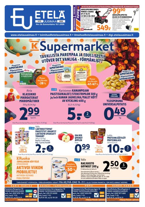 Etelä-Uusimaa 18.1.2026