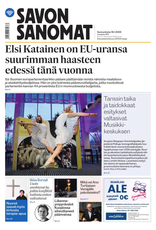 Savon Sanomat 18.1.2026