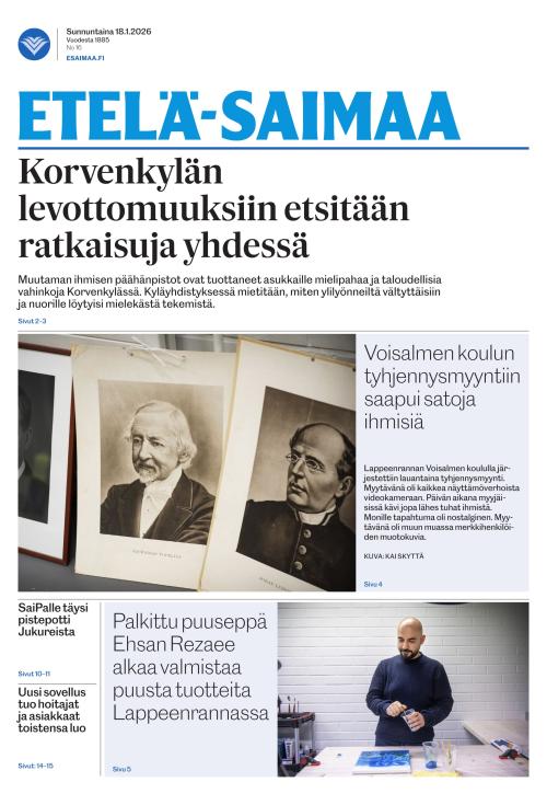 Etelä-Saimaa 18.1.2026