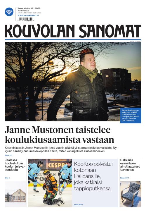 Kouvolan Sanomat 18.1.2026