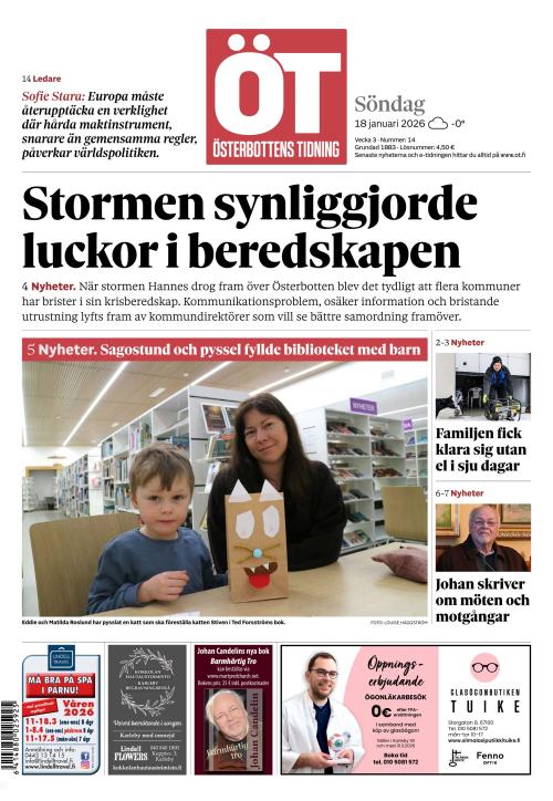 Österbottens Tidning 18.1.2026