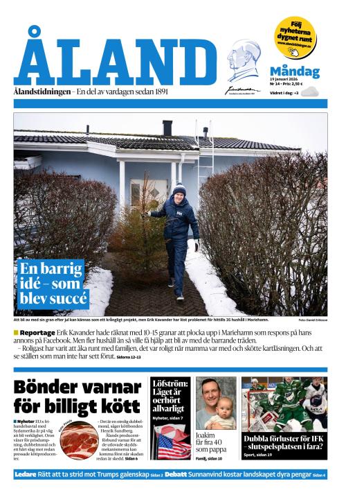 Ålandstidningen 19.1.2026