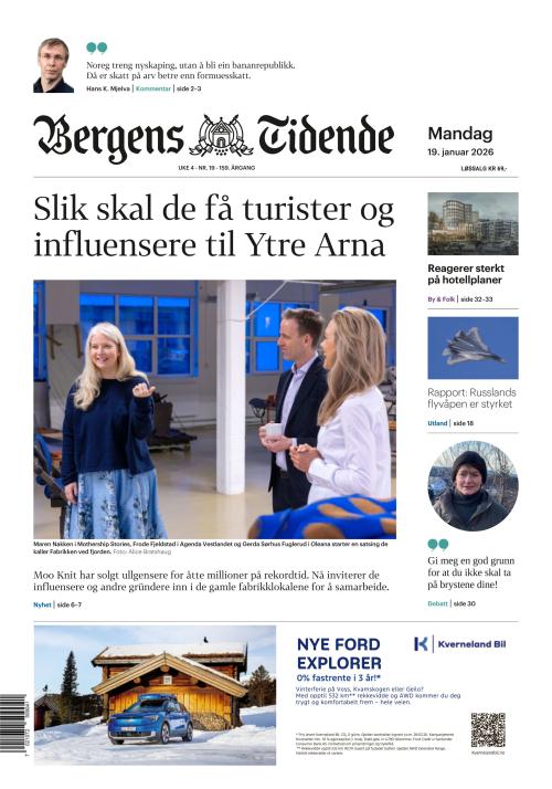 Bergens Tidende 19.1.2026