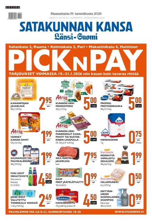 Satakunnan Kansa Länsi-Suomi 19.1.2026