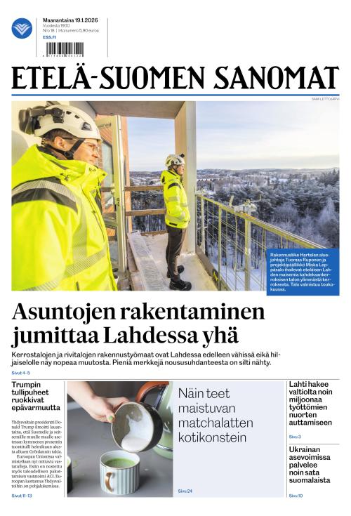 Etelä-Suomen Sanomat 19.1.2026