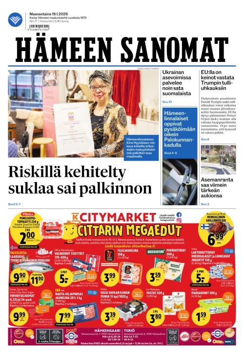 Hämeen Sanomat 19.1.2026