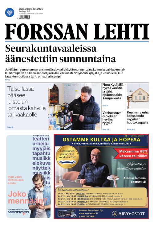 Forssan Lehti 19.1.2026