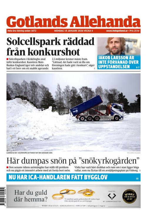 Gotlands Allehanda 19.1.2026