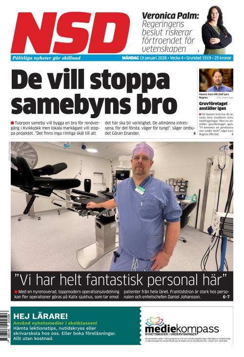 Norrländska Socialdemokraten 19.1.2026