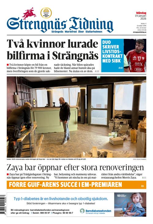 Strengnäs Tidning 19.1.2026
