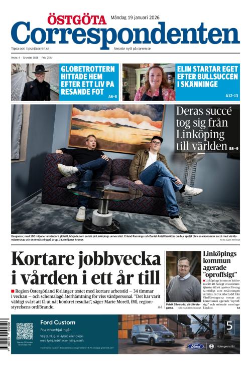 Östgöta Correspondenten 19.1.2026
