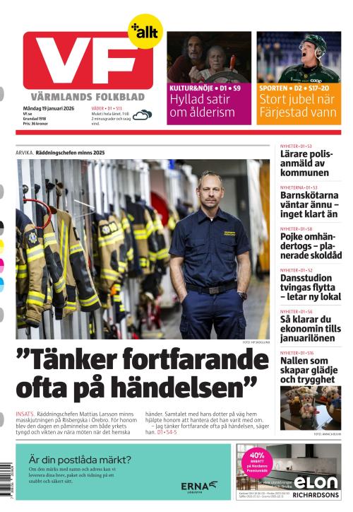 Värmlands Folkblad 19.1.2026