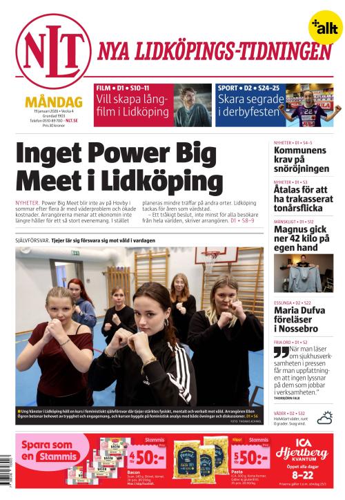 Nya Lidköpings-Tidningen 19.1.2026