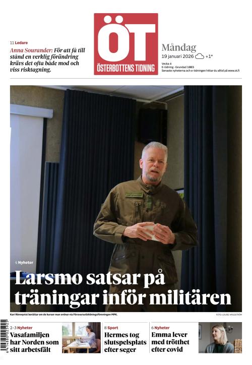 Österbottens Tidning 19.1.2026