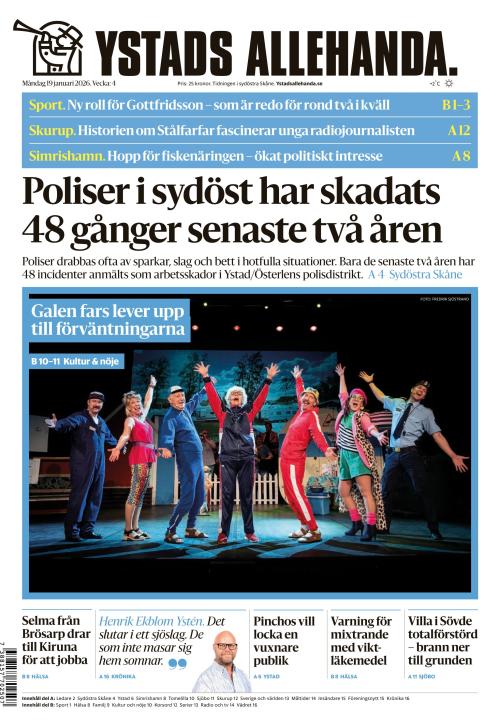 Ystads Allehanda 19.1.2026