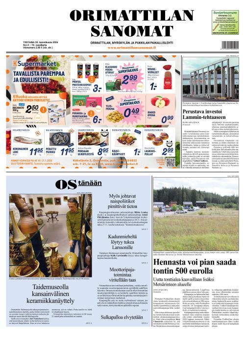 Orimattilan Sanomat 20.1.2026