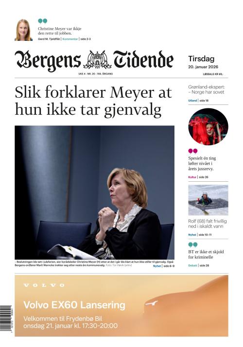Bergens Tidende 20.1.2026