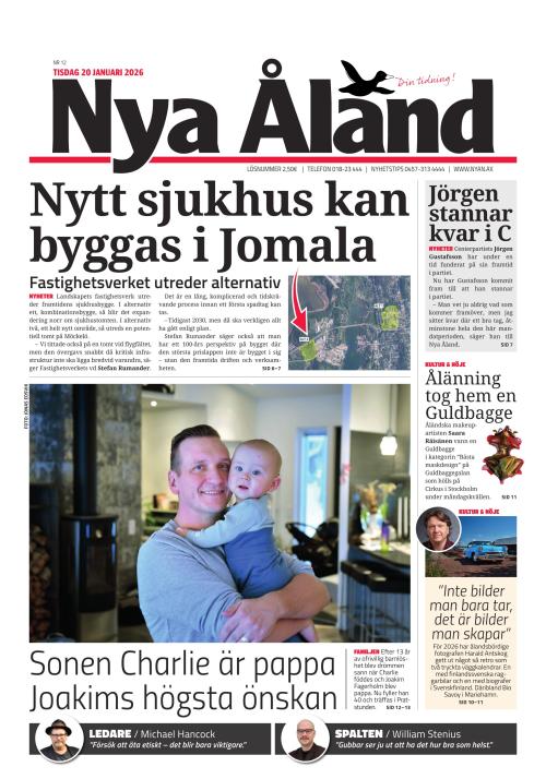 Nya Åland 20.1.2026