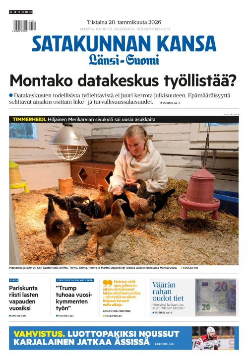Satakunnan Kansa Länsi-Suomi 20.1.2026