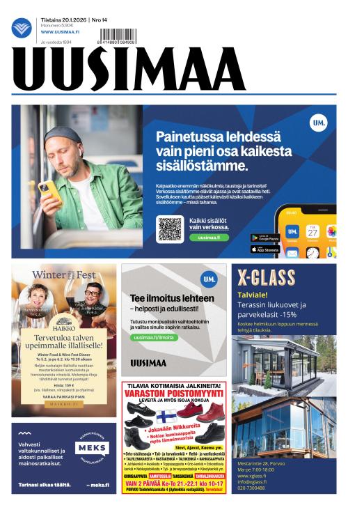 Uusimaa 20.1.2026