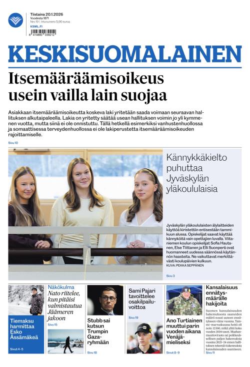 Keskisuomalainen 20.1.2026