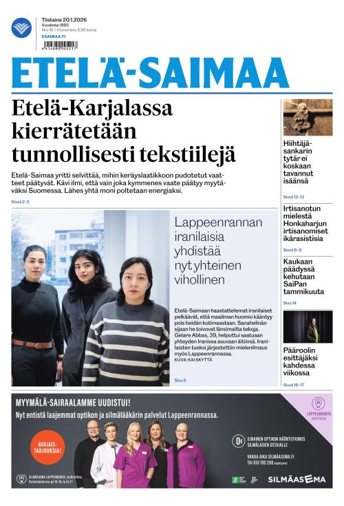 Etelä-Saimaa 20.1.2026