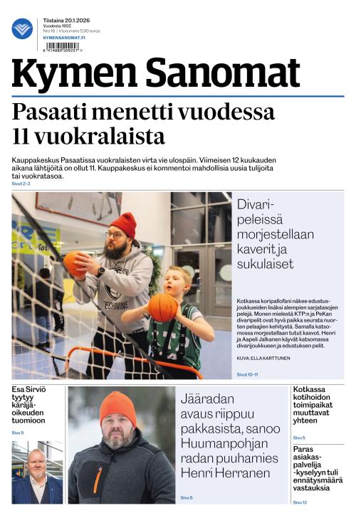 Kymen Sanomat 20.1.2026