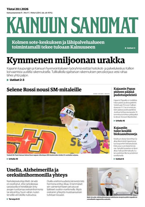 Kainuun Sanomat 20.1.2026