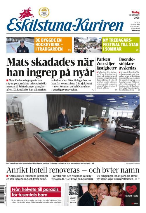 Eskilstuna-Kuriren 20.1.2026