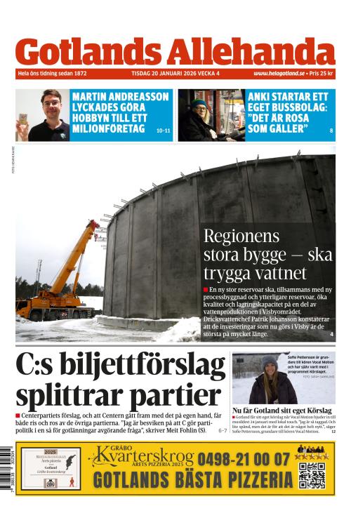 Gotlands Allehanda 20.1.2026