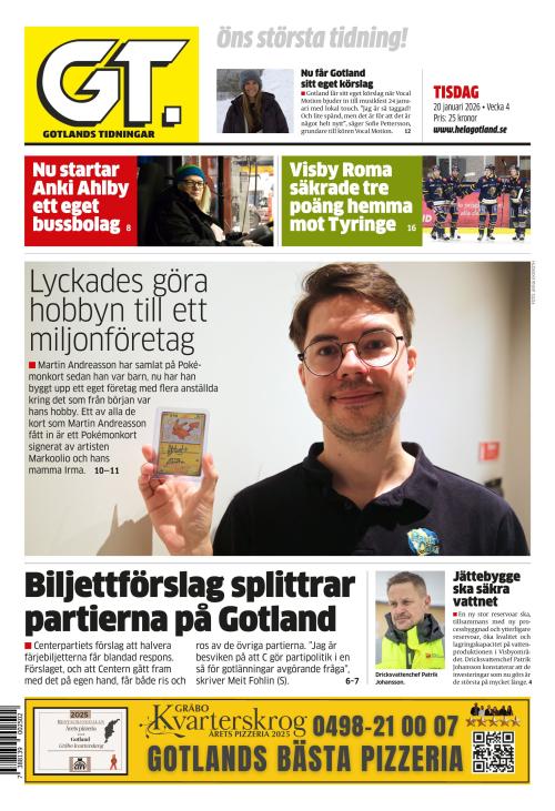 Gotlands Tidningar 20.1.2026