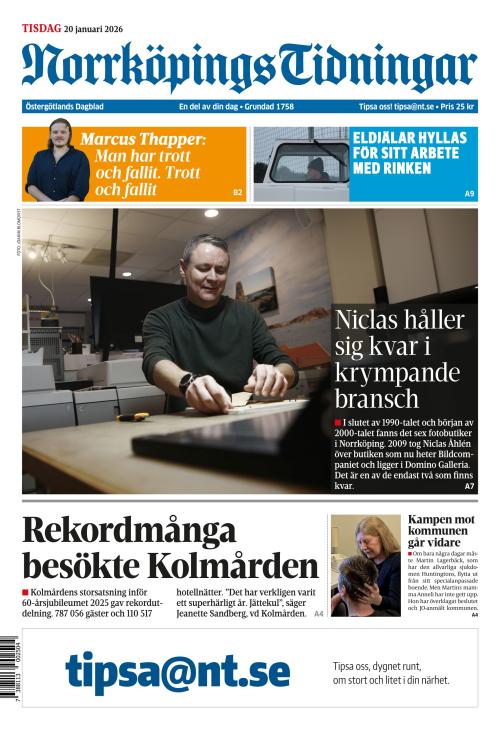 Norrköpings Tidningar 20.1.2026