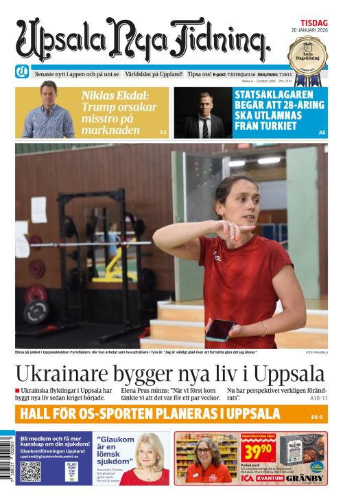 Upsala Nya Tidning 20.1.2026