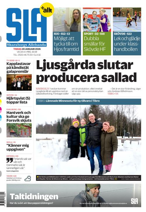 Skaraborgs Allehanda 20.1.2026